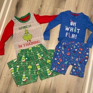 Christmas pajamas size 6-7 child